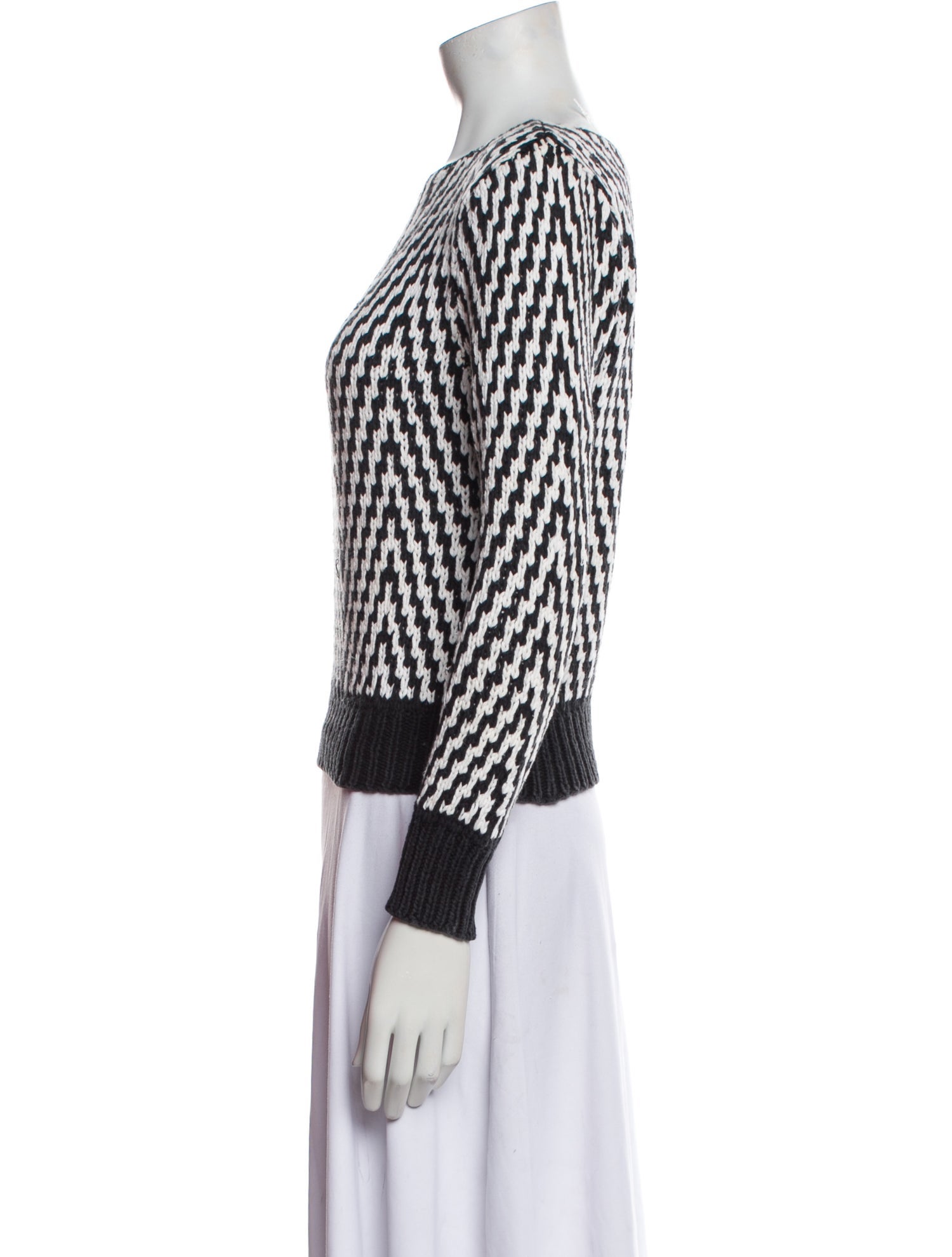 Givenchy Printed Bateau Neckline Sweater